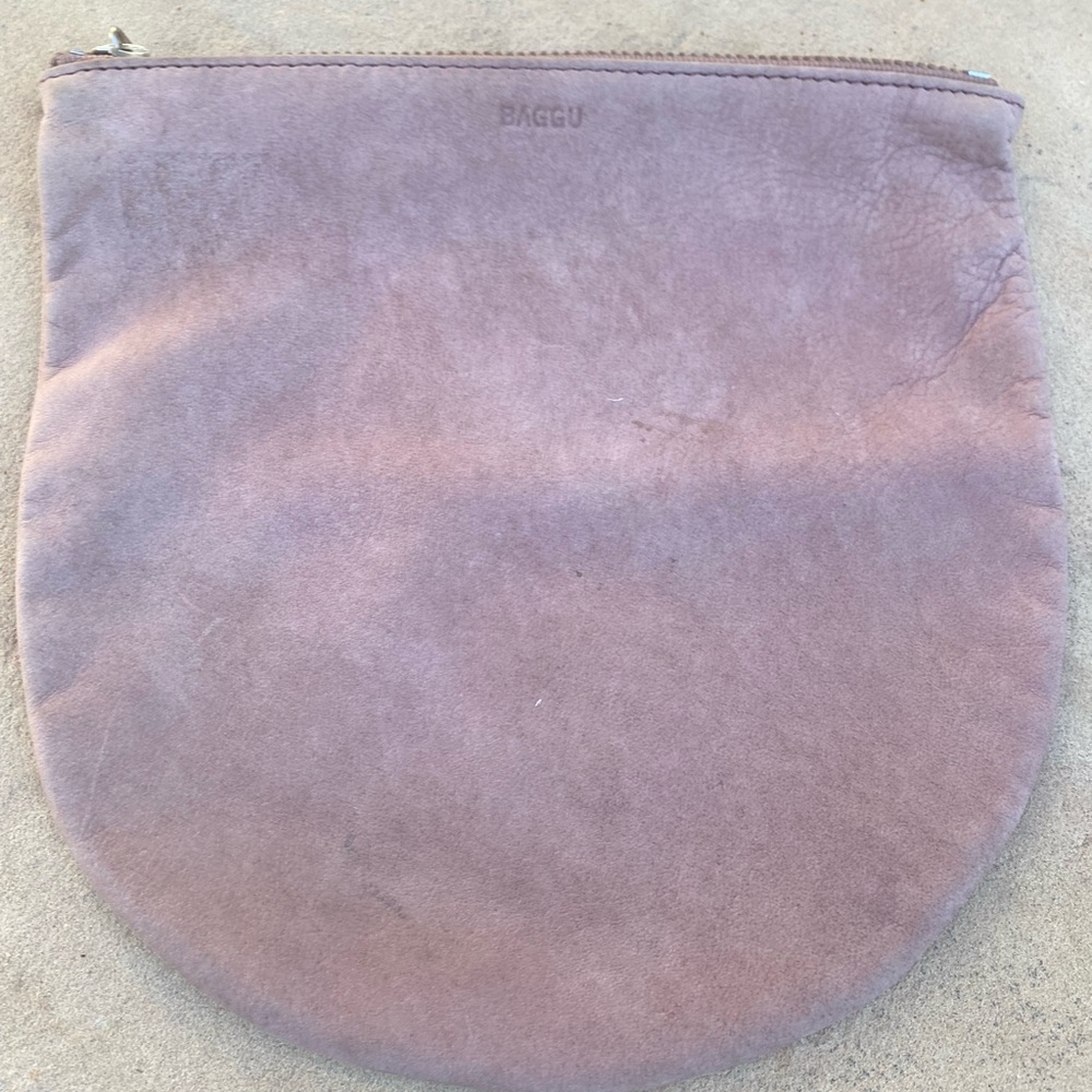 Large Baggu Suede Pouch